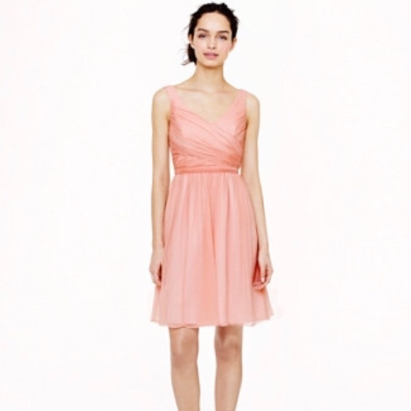 J. Crew Dresses & Skirts - NWT J. Crew coral pink sleeveless silk dress